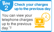 Point2 Check your charges up to the previous day