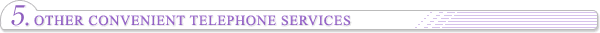 6.OTHER CONVENIENT TELEPHONE SERVICES