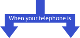 When your telephone is