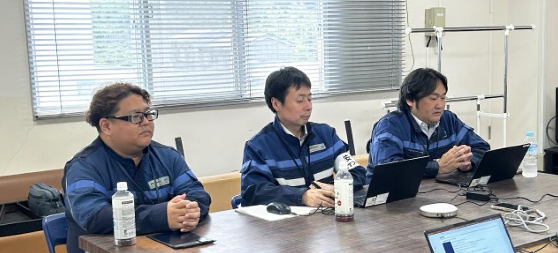 インタビュー風景