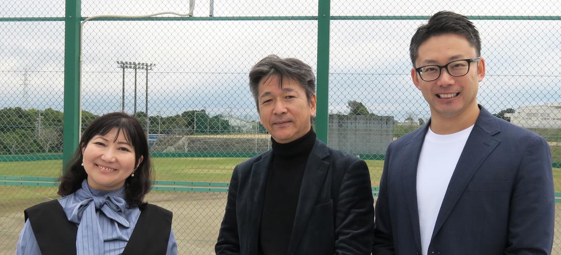 広報小林さん、中村社長、川崎担当課長
