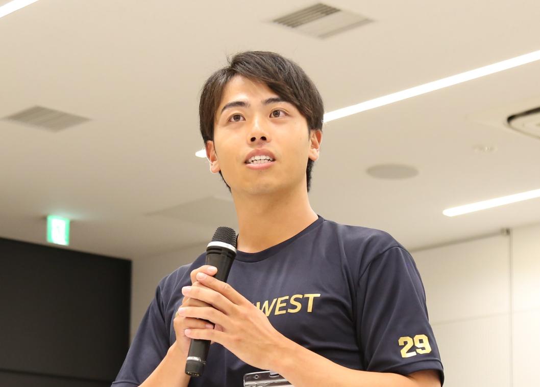 硬式野球部・井澤選手