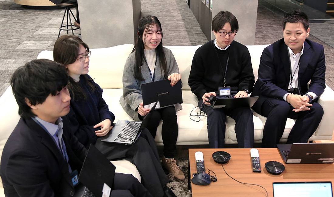 IT基盤戦略担当のメンバー