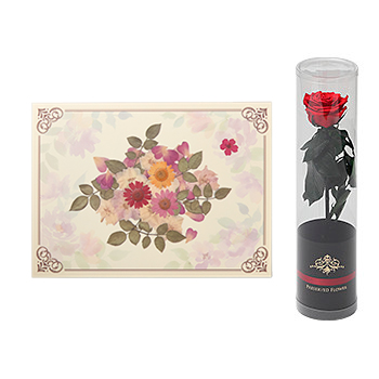 おし花「ルミエール」＜プリザーブドフラワー付き＞