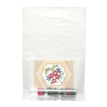 刺しゅう「祝福　松竹梅」（しゅくふく　しょうちくばい）＜プリザーブドフラワー付き＞