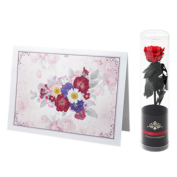 おし花「ハーモニー」＜プリザーブドフラワー付き＞