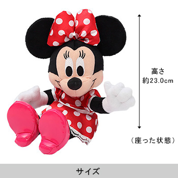 ミニーマウス（ラブリー）＜プリザーブドフラワー・オリジナル箔押し手提げ袋付き＞