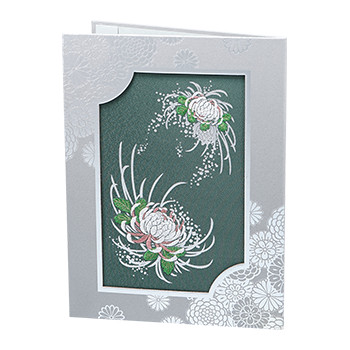 刺しゅう「つゆ菊」（つゆぎく）