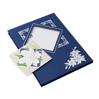 七宝「慈しみ」（いつくしみ）＜線香（哀星）・オリジナル箔押し手提げ袋付き＞