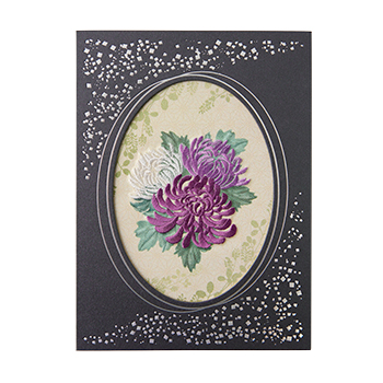 刺しゅう「宵菊」（よいぎく）