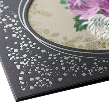 刺しゅう「宵菊」（よいぎく）