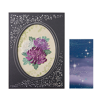 刺しゅう「宵菊」（よいぎく）＜線香（哀星）付き＞