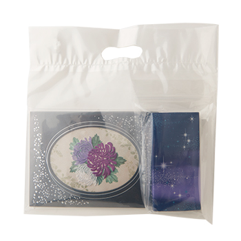 刺しゅう「宵菊」（よいぎく）＜線香（哀星）付き＞