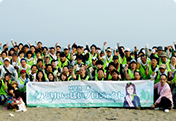 「クリーン･ビーチいしかわinかなざわ2014」海岸清掃ボランティアに参加