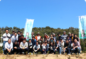 Participation in the 'Tori-ga-Saezuru Midori-no-Kairo 10th Tree Planting Event'