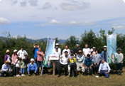 Undergrowth Weeding at Tree Planting Area of 'Creating a Healthy Corporate Forest Activity in Ariake Coast'