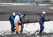 Participation in the '13th Abe River Driftwood Cleanup Festival'