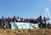 Participation in the "Tori-ga-Saezuru Midori-no-Kairo 11th Tree Planting Event"