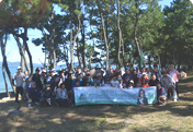 Pine Forest Conservation Activity at Fukui Beach of Itoshima City