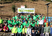 Participation in "Satoyama (Village Forest) Development at Kozono-yama Oyama-yama Green Belt"