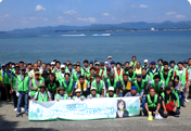 Participation in "Lake Hamana Cleaning Mission"