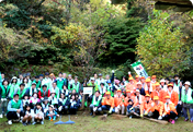 "Gifu Midori Ippai Project" - "Nagaragawa Fureai no Mori" Forest Volunteer Activity