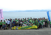 Participation in "Lake Hamana Cleaning Mission"