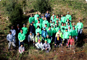 Participation in "Satoyama (Village Forest) Development at Kozono-yama Oyama-yama Green Belt"