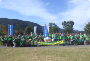 Participation in the "17th Abe River Driftwood Cleanup Festival"