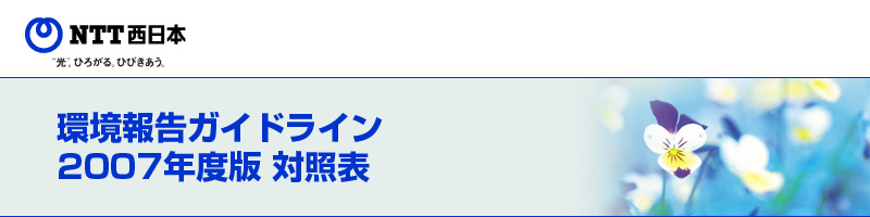 NTT{O[v񍐃KChCi2007NxŁjΏƕ\