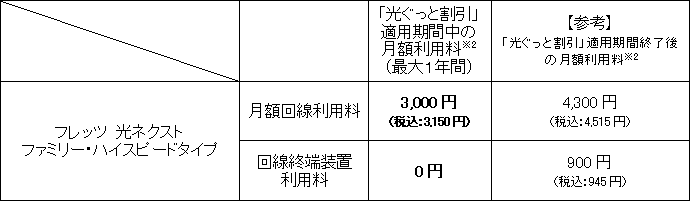 (3)「光ぐっと割引」について