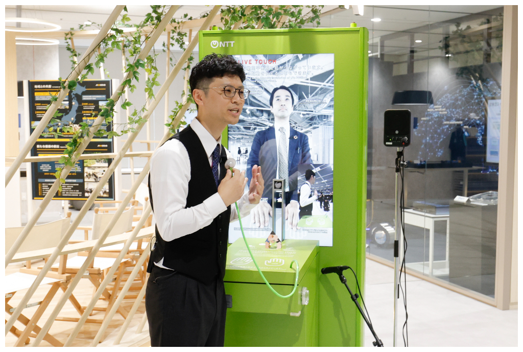 デモンストレーションの様子