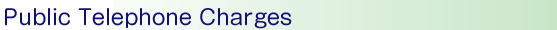 Public Telephone Charges