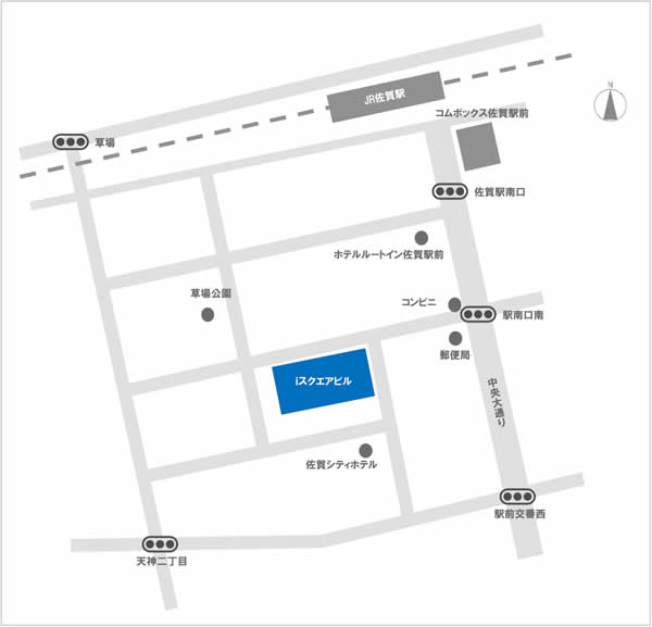 佐賀支店アクセスマップ地図画像