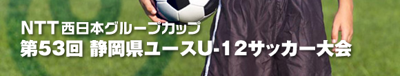 NTT西日本グループカップ 第52回 静岡県ユースU-12サッカー大会