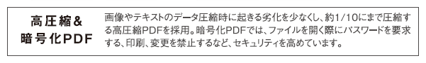 高圧縮＆暗号化PDF