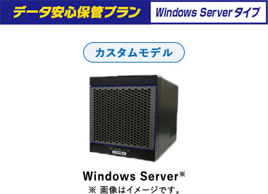 データ安心保管プラン Windows Server タイプ カスタムモデル ※画像はイメージです。
